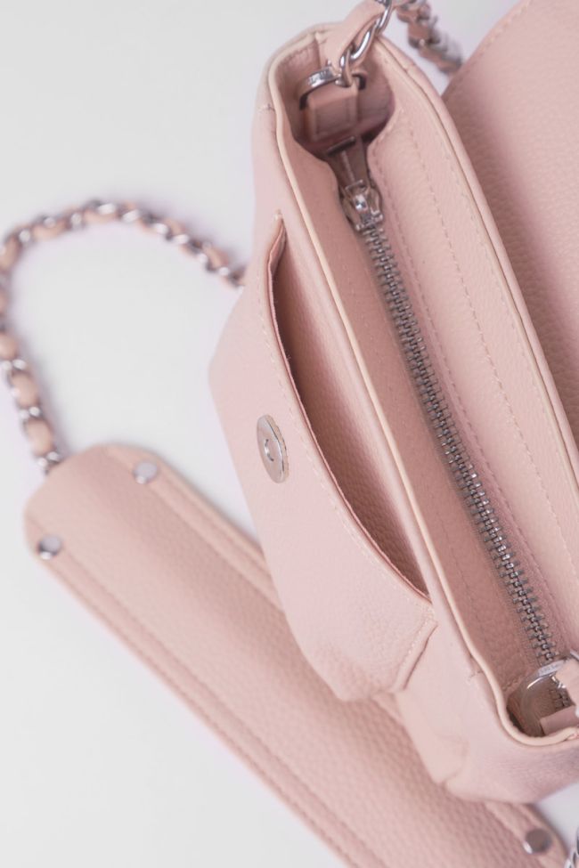 Powdery pink Rose shoulder bag