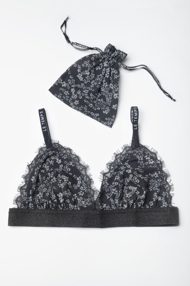 Floral Secret triangle bra