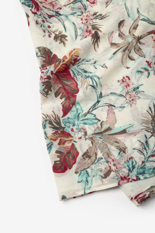 Tropical print Travel scarf
