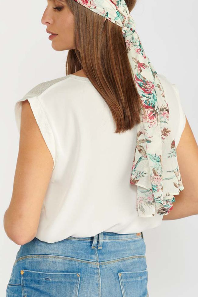 Tropical print Travel scarf