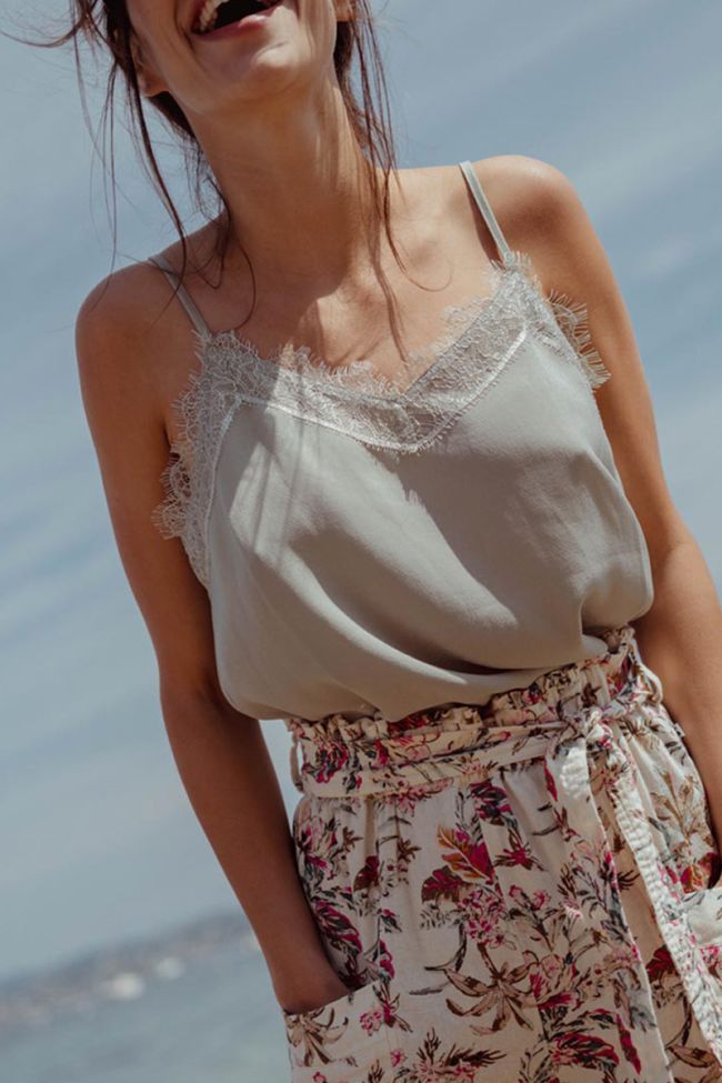 Almond green Warden camisole