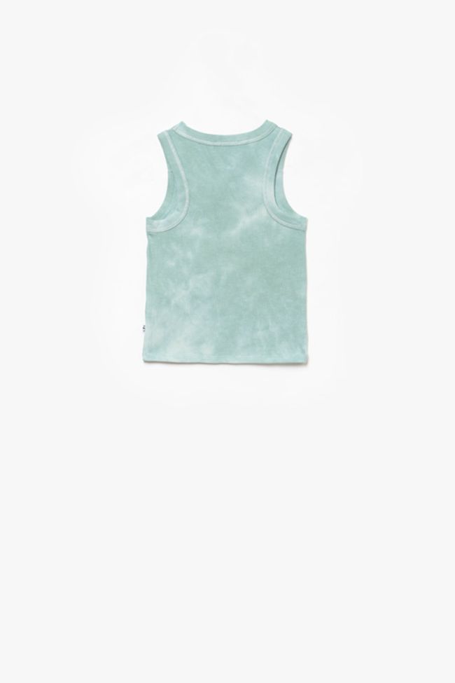 Aqua tie-dye Callgi short top
