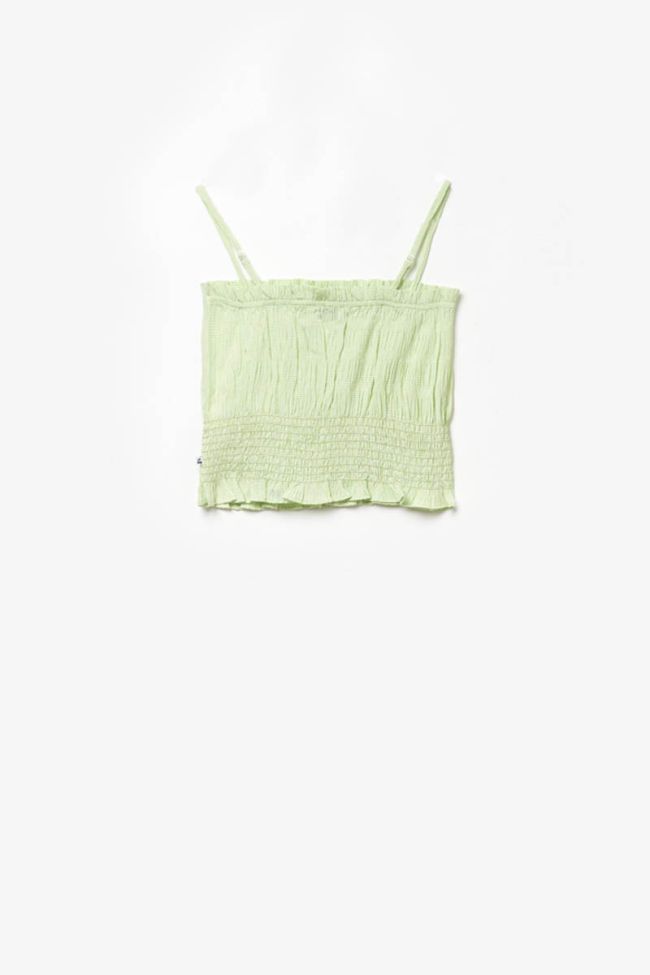 Green lime Daisygi short top