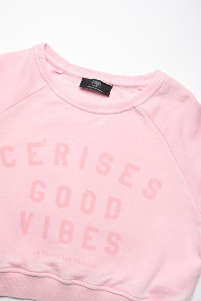 Pink Guadagi short sweatshirt