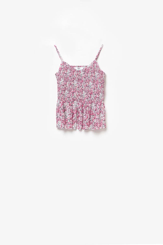 Pink floral Kairagi top