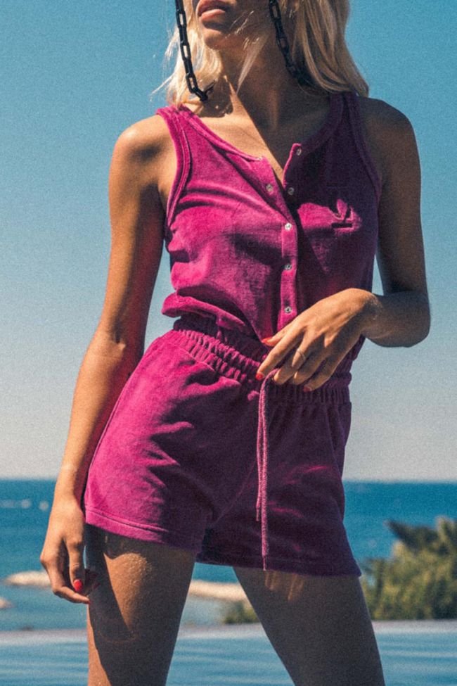 Purple Lagunagi playsuit