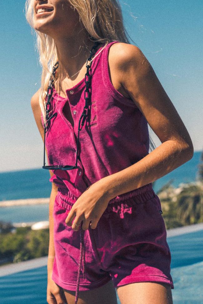 Purple Lagunagi playsuit