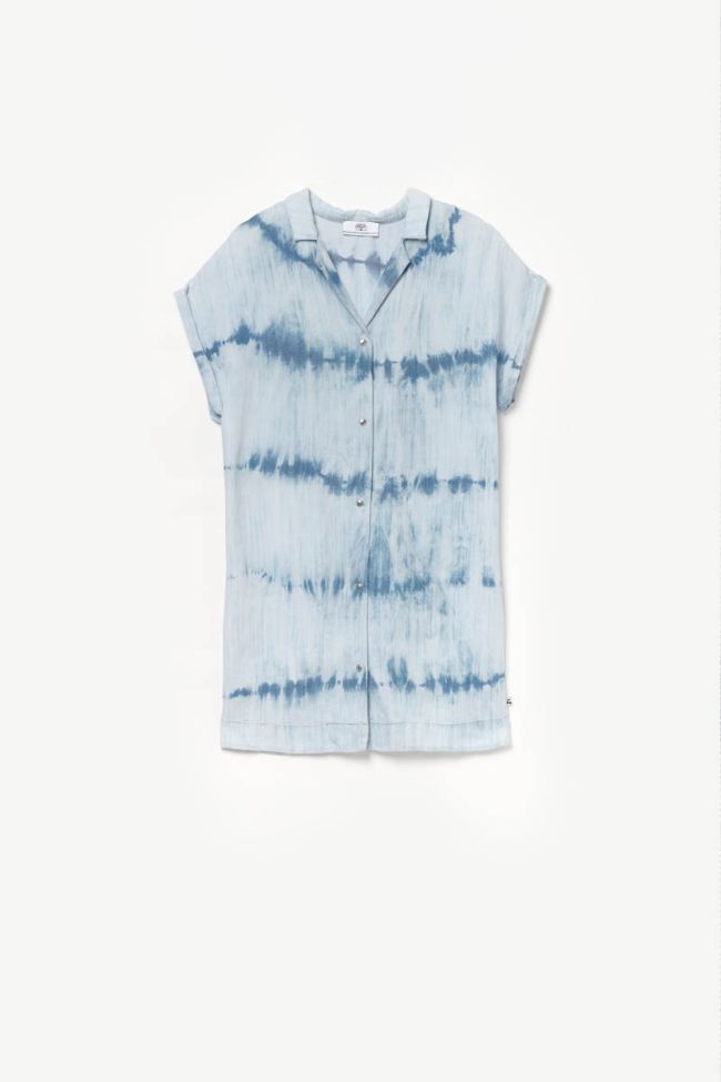 Blue tie-dye Nikosgi dress