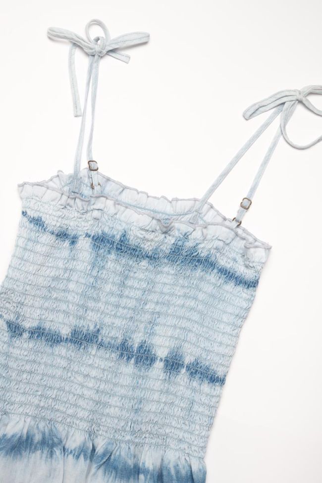 Blue tie-dye Papasgi top