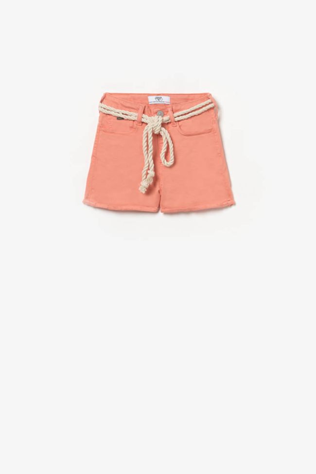 Coral Tiko high-waisted shorts