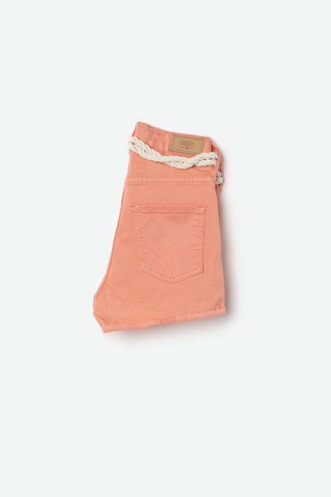 Coral Tiko high-waisted shorts
