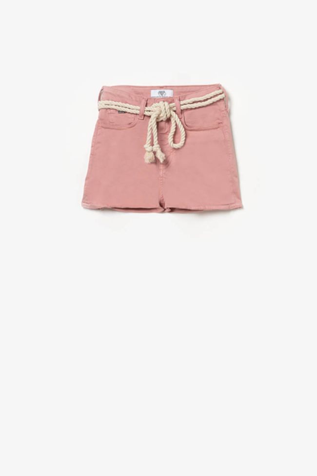 Pink Tiko high-waisted shorts