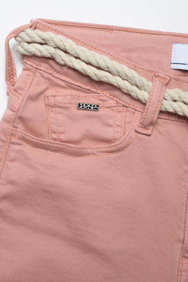 Pink Tiko high-waisted shorts