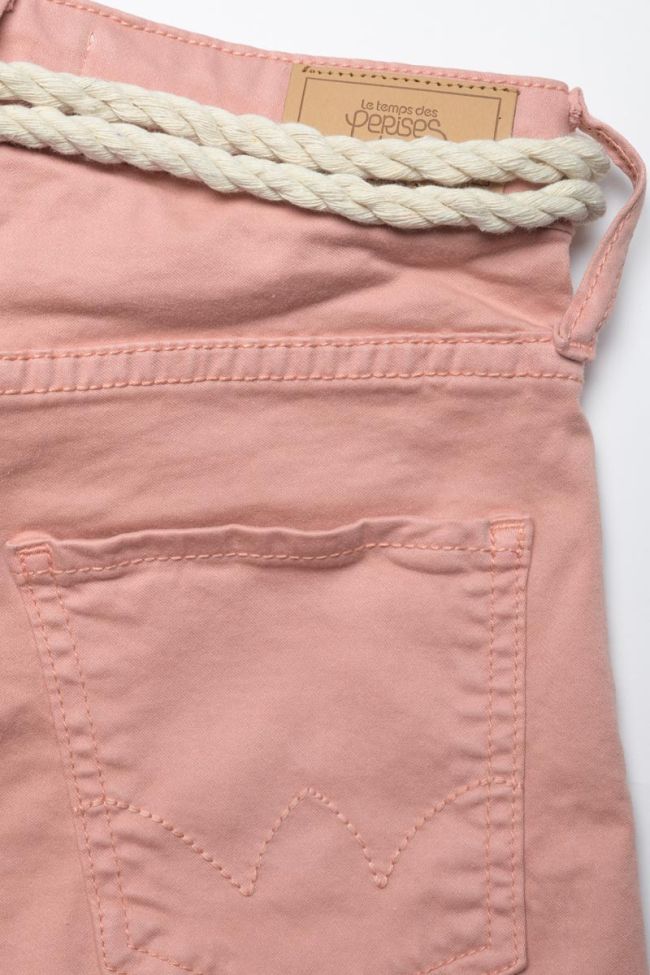 Pink Tiko high-waisted shorts