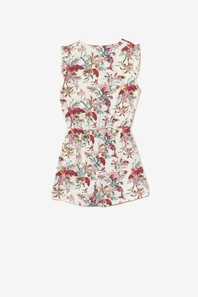 Yucagi tropical print playsuit