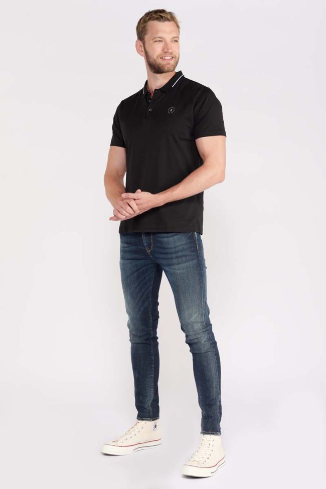 Black Aron polo shirt