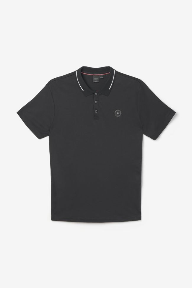 Black Aron polo shirt