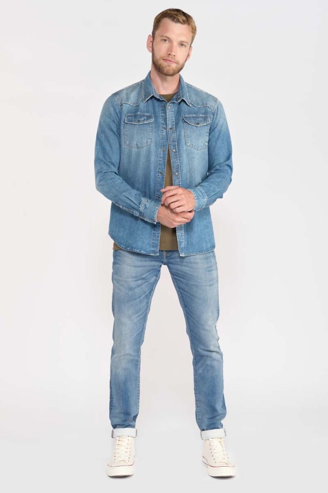 Faded blue denim Juanito shirt
