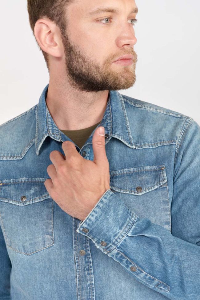 Faded blue denim Juanito shirt