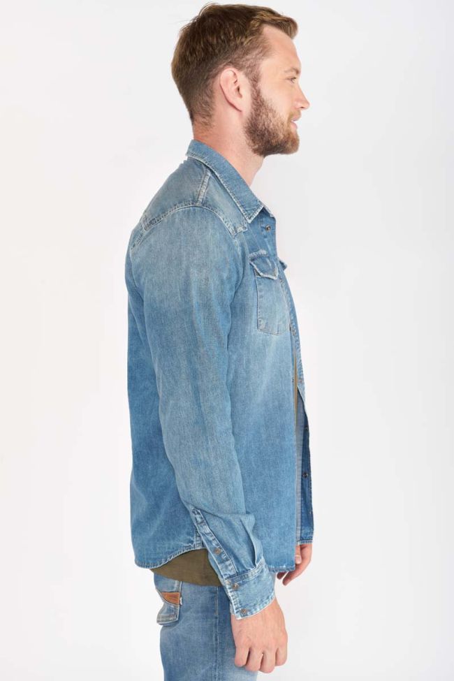 Faded blue denim Juanito shirt