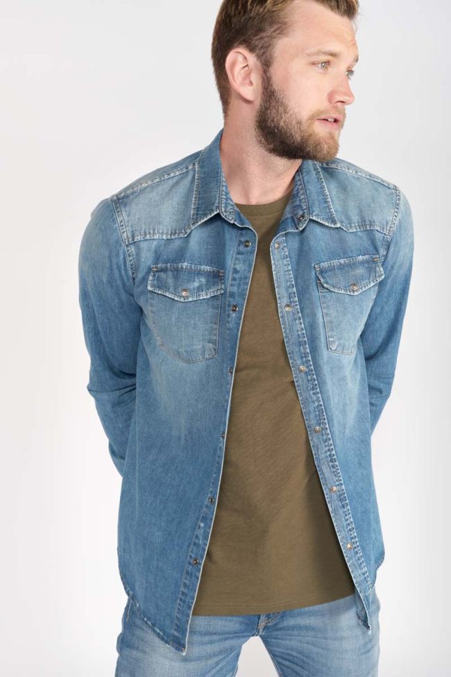 Faded blue denim Juanito shirt