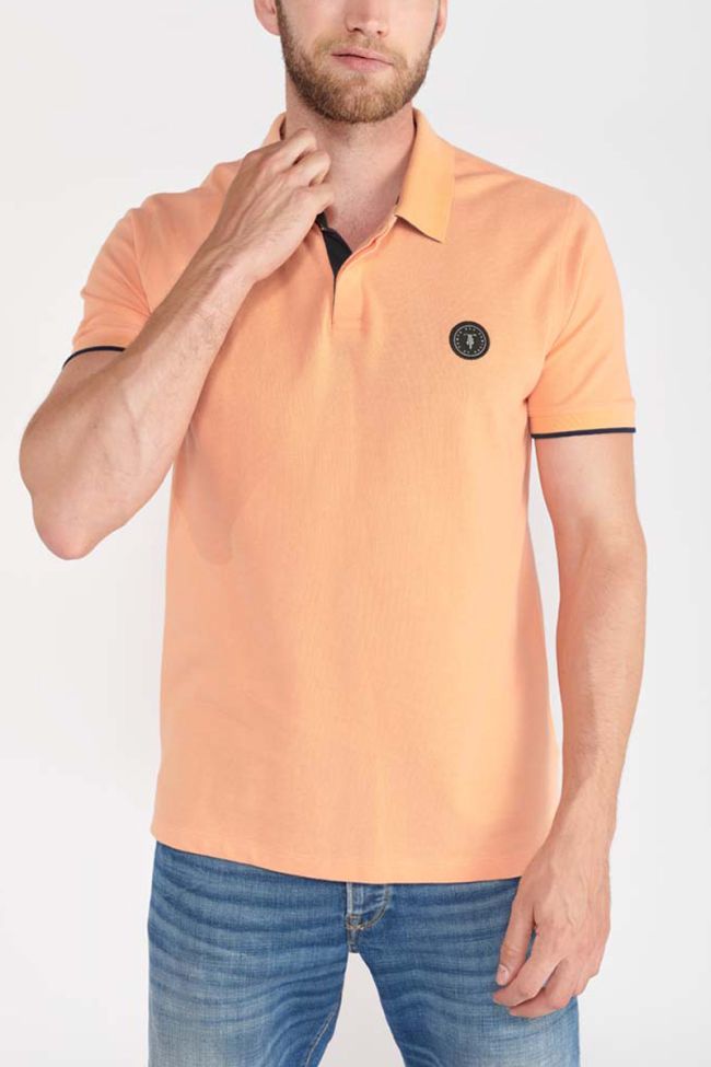 Peach Loukos polo shirt