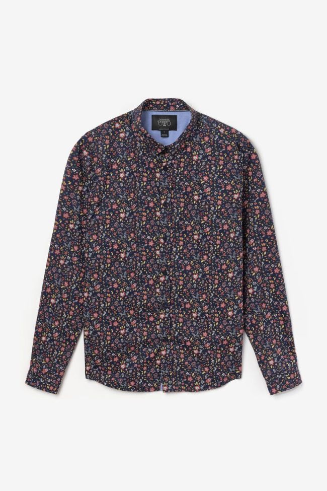 Navy flower print Lukal shirt