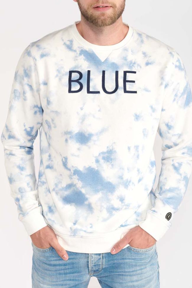 Blue and white Marzac sweatshirt