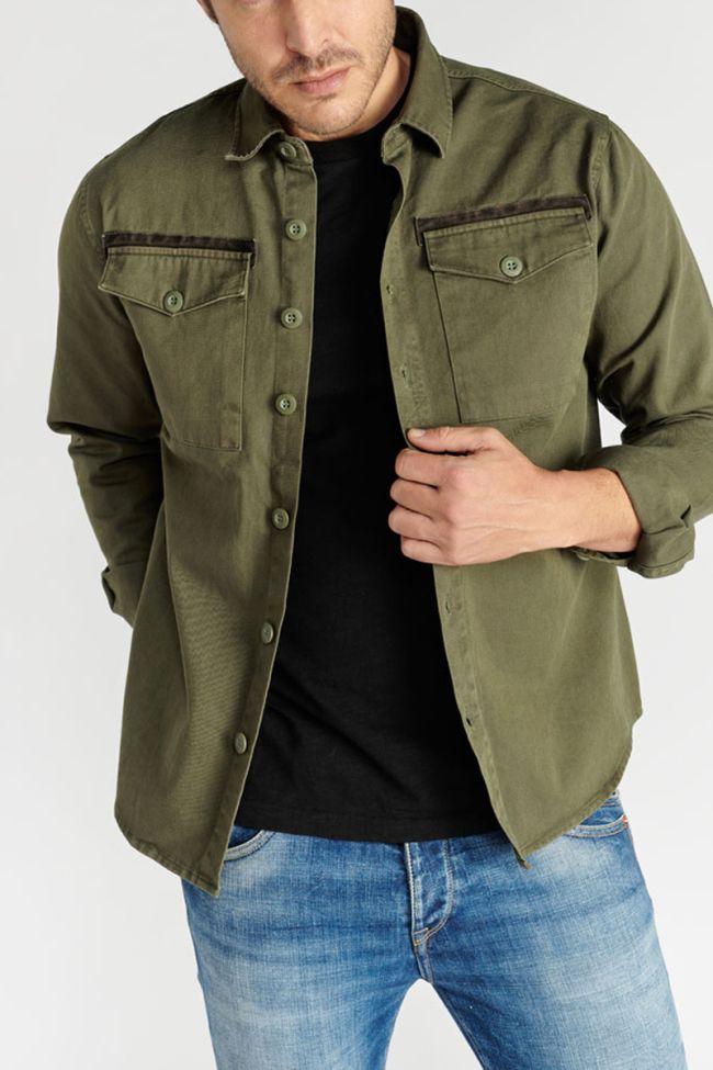 Khaki Mestel overshirt