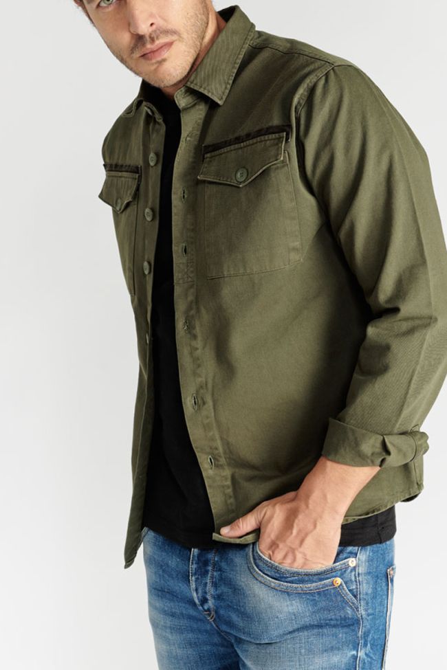 Khaki Mestel overshirt