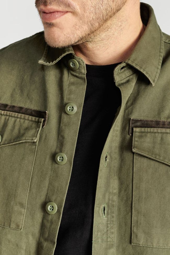 Khaki Mestel overshirt
