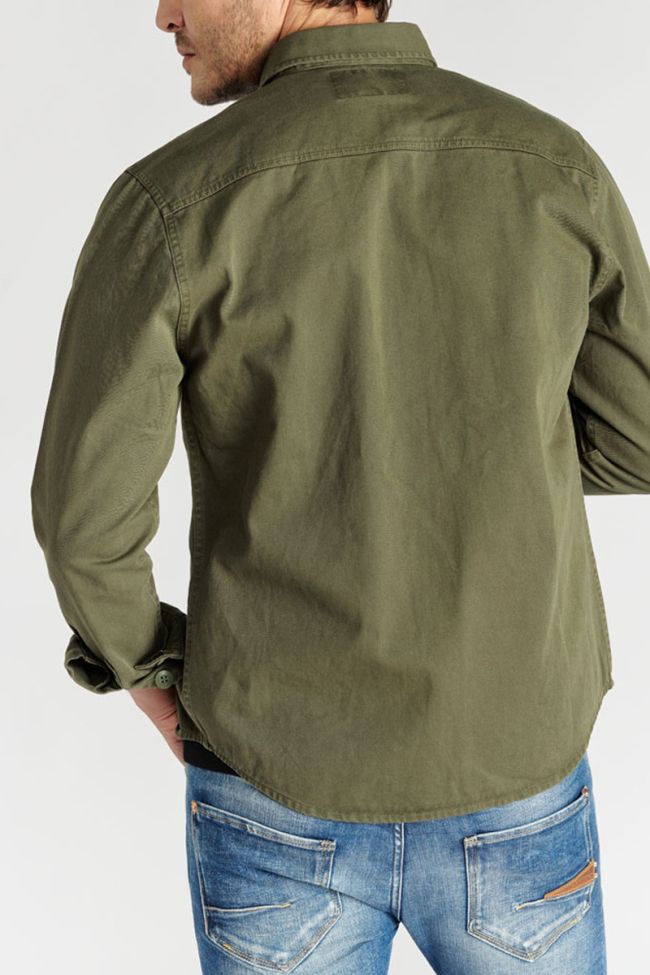 Khaki Mestel overshirt