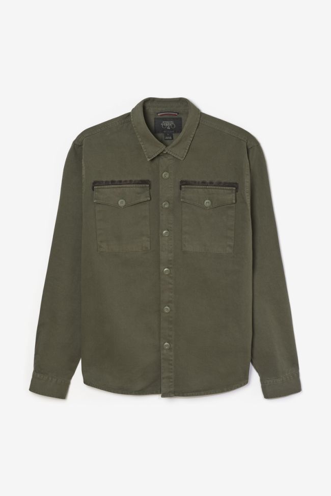 Khaki Mestel overshirt
