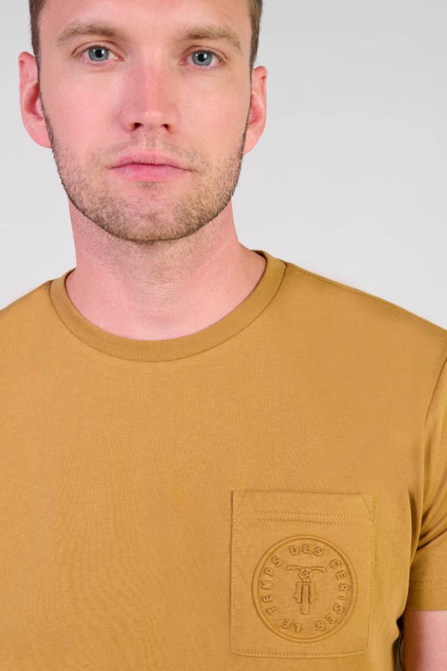Paia khaki T-shirt yellow