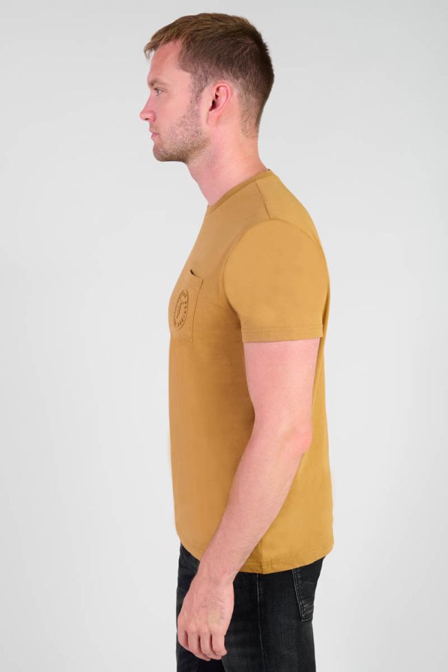 Paia khaki T-shirt yellow