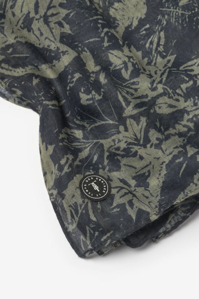 Black and khaki Ronel scarf