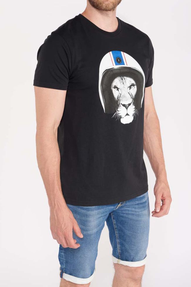 Printed black Santa t-shirt