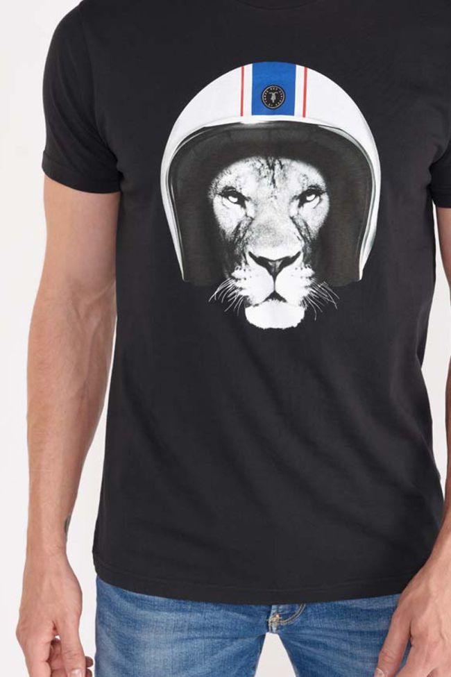 Printed black Santa t-shirt