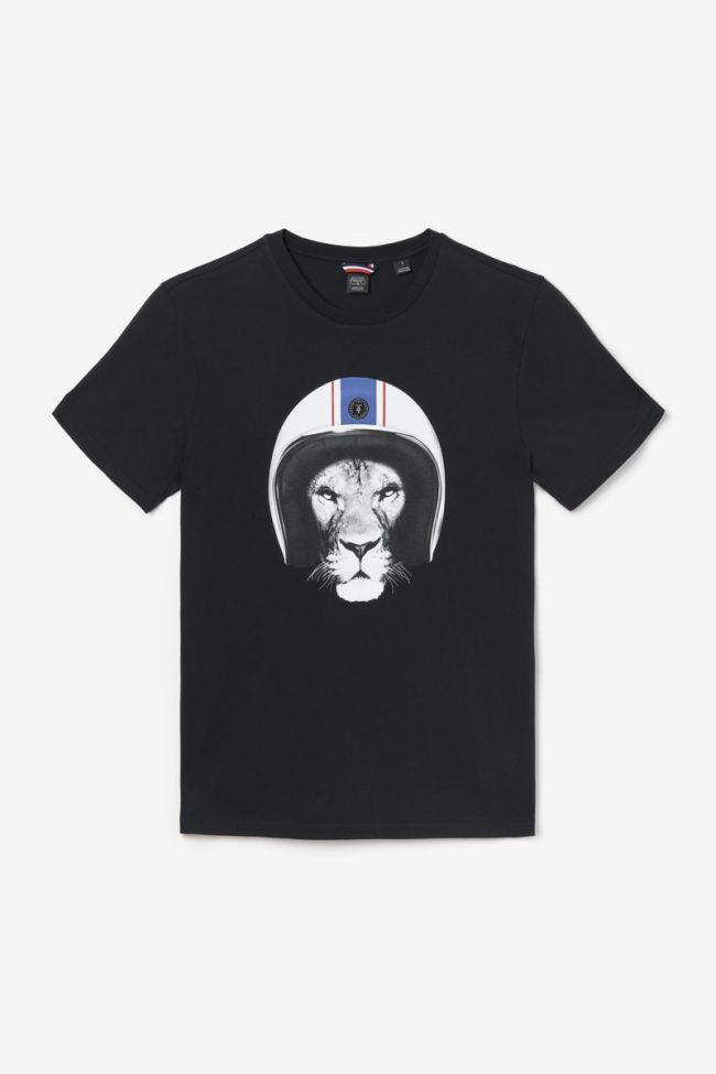 Printed black Santa t-shirt