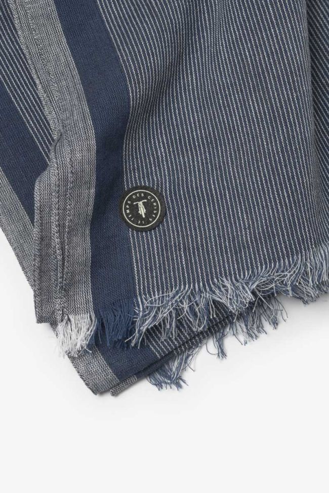 Navy striped Torus scarf