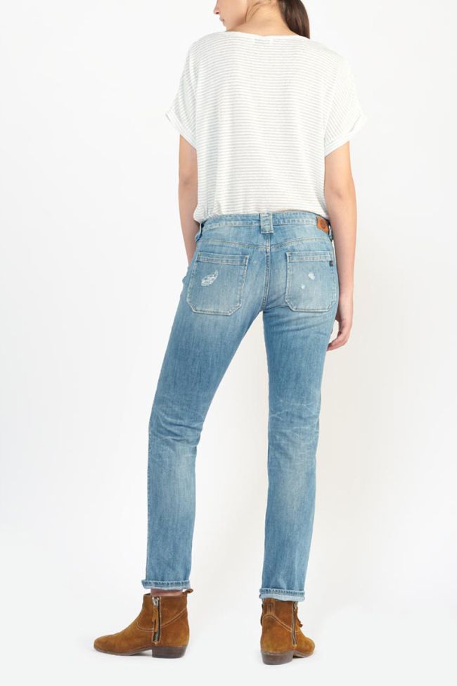 Jeans 200/43 boyfit Cara destroy blue N°4