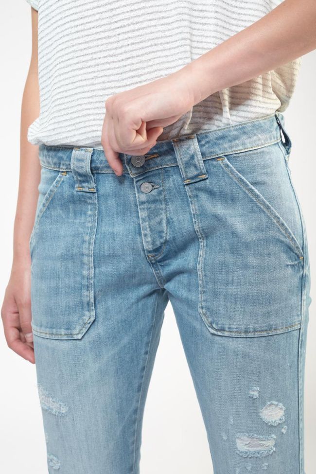 Jeans 200/43 boyfit Cara destroy blue N°4