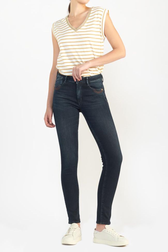 Jeans pulp slim Line high waist blue-black N°1