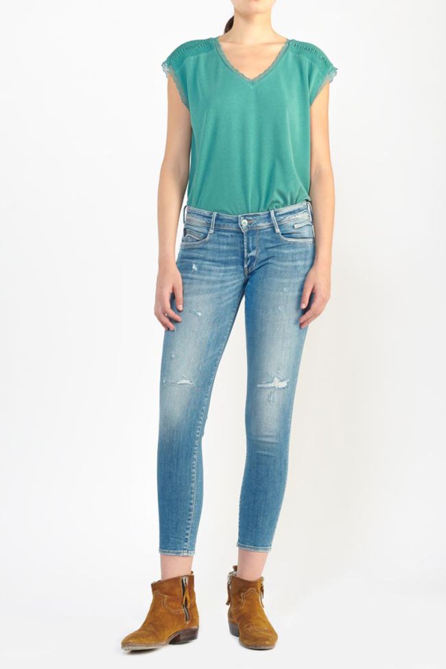 Jeans pulp slim Marsa 7/8th destroy vintage blue N°4