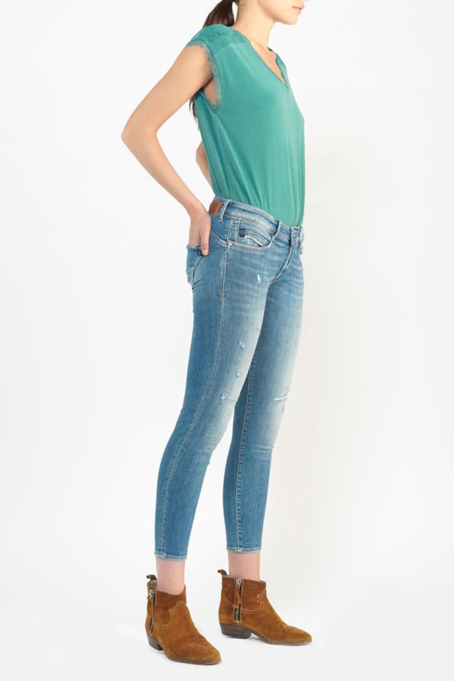 Jeans pulp slim Marsa 7/8th destroy vintage blue N°4