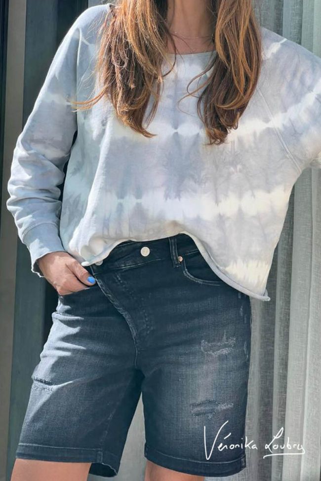 Mary bermuda shorts in black jeans by Véronika Loubry