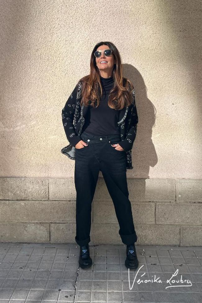 Mary long boyfit by Véronika Loubry jeans black N°1