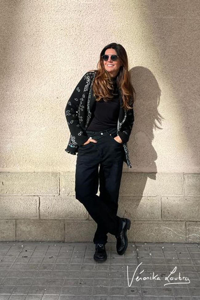 Mary long boyfit by Véronika Loubry jeans black N°1