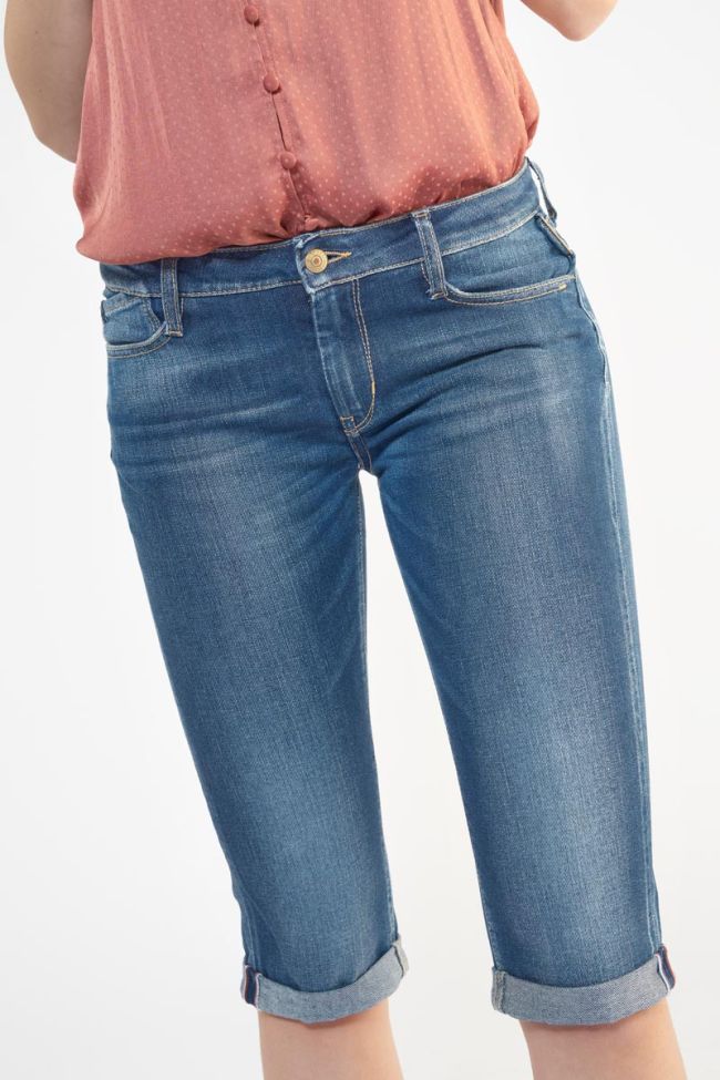 Blue denim Mermoz capri pants