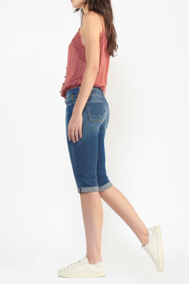 Blue denim Mermoz capri pants